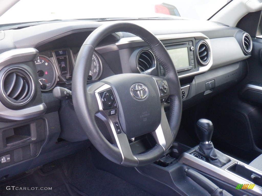 2017 Tacoma SR5 Double Cab 4x4 - Silver Sky Metallic / Cement Gray photo #23