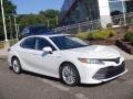 Front 3/4 View of 2020 Camry Hybrid XLE