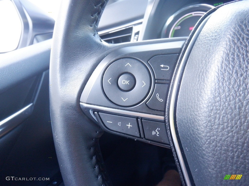 2020 Toyota Camry Hybrid XLE Black Steering Wheel Photo #146453834