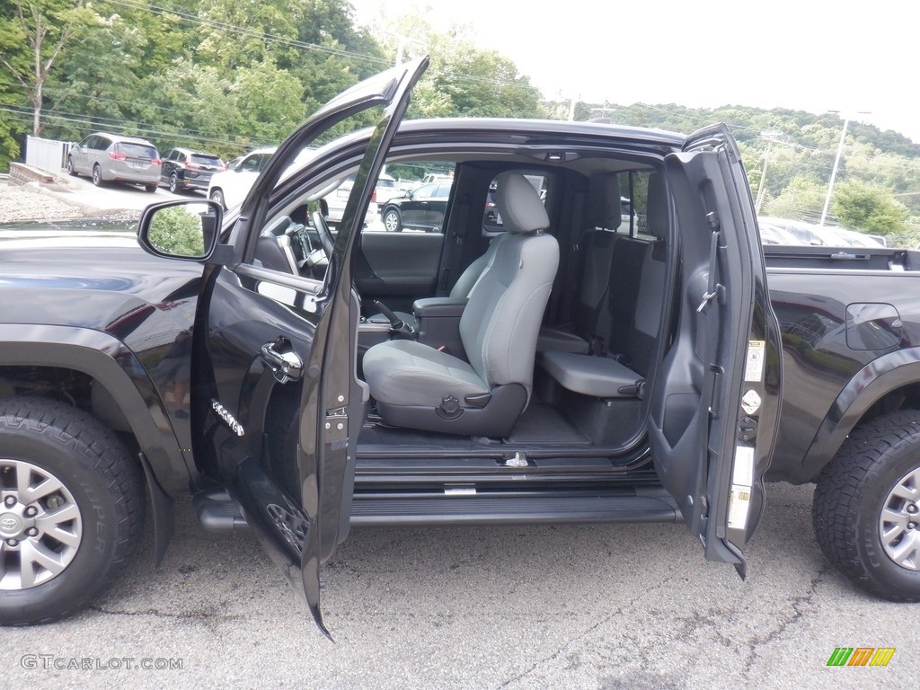 2016 Tacoma SR5 Access Cab - Black / Cement Gray photo #4