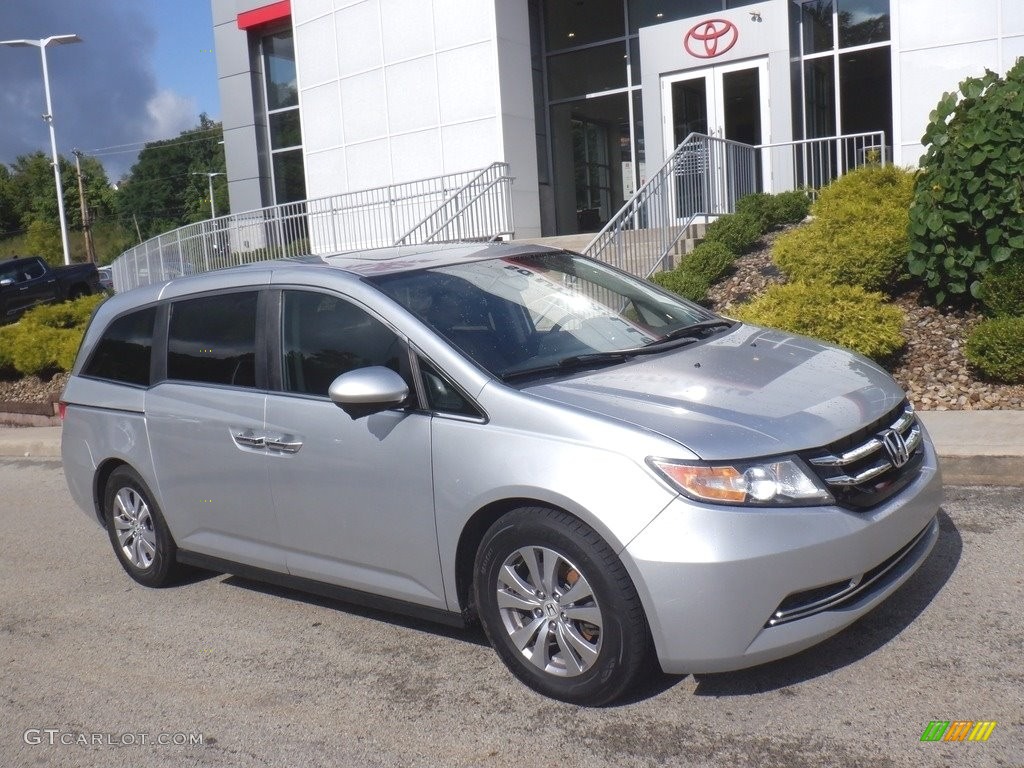 2014 Odyssey EX-L - Alabaster Silver Metallic / Gray photo #1