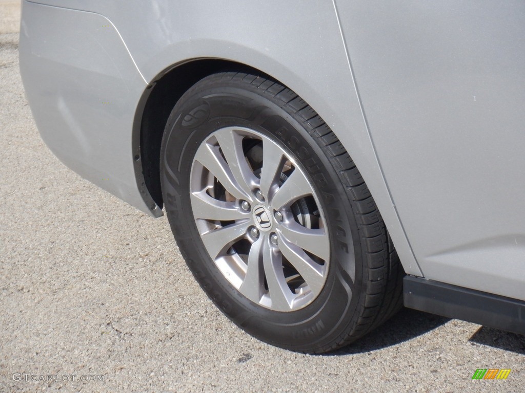 2014 Odyssey EX-L - Alabaster Silver Metallic / Gray photo #10