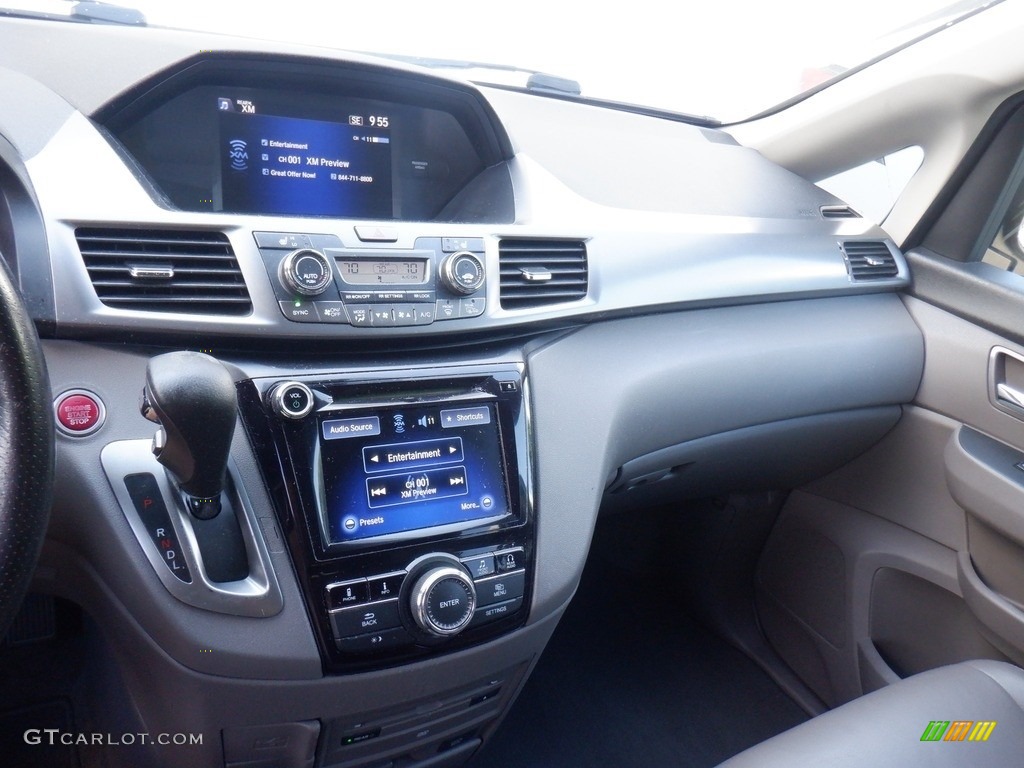 2014 Odyssey EX-L - Alabaster Silver Metallic / Gray photo #21