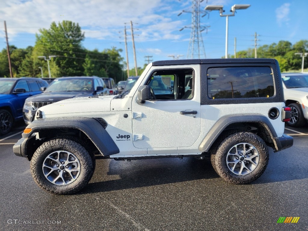 Bright White 2024 Jeep Wrangler Sport 4x4 Exterior Photo #146454915