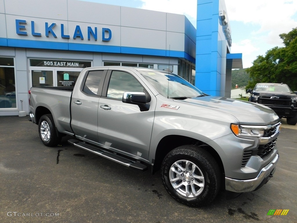 2024 Silverado 1500 LT Double Cab 4x4 - Sterling Gray Metallic / Jet Black photo #1