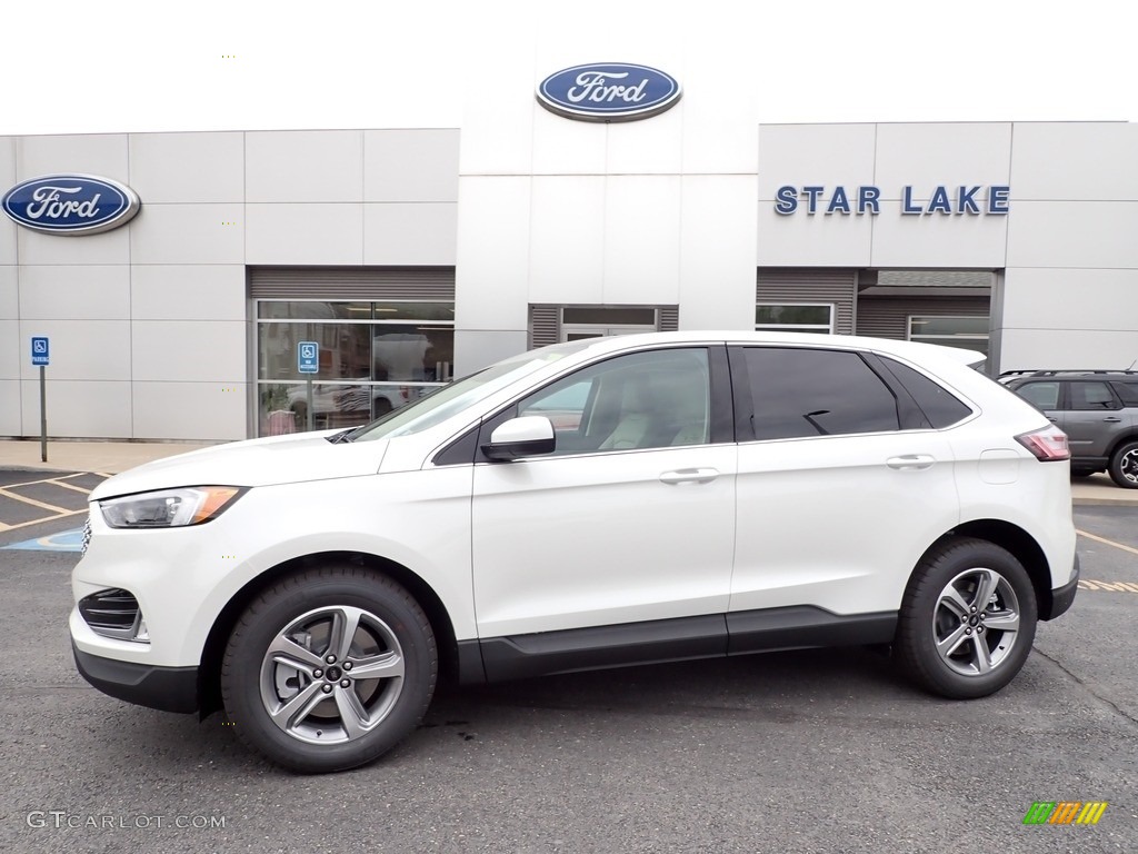 2024 Edge SEL AWD - Star White Metallic Tri-Coat / Dune photo #1