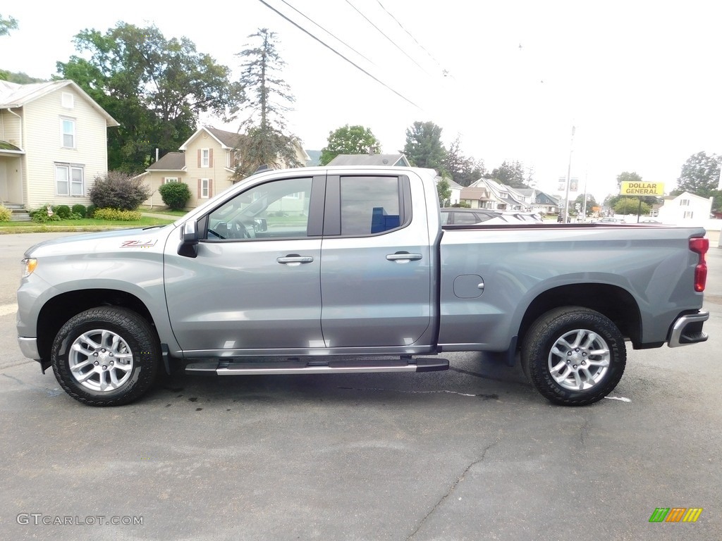 Sterling Gray Metallic 2024 Chevrolet Silverado 1500 LT Double Cab 4x4 Exterior Photo #146455428