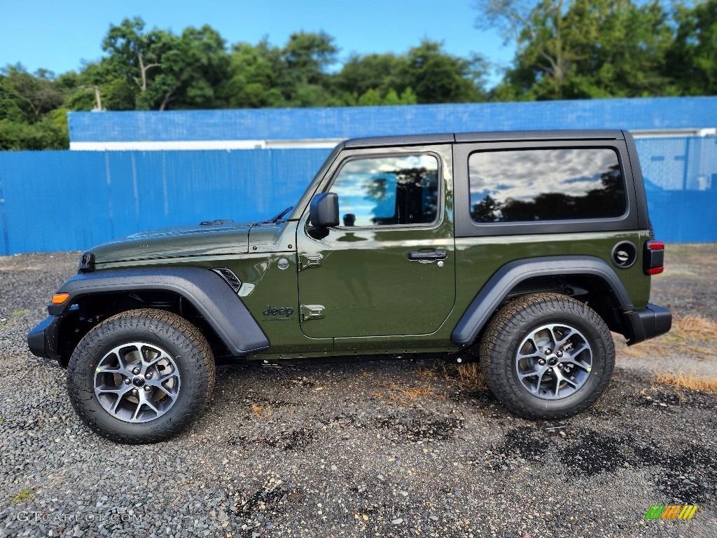 Sarge Green 2024 Jeep Wrangler Sport 4x4 Exterior Photo #146455585
