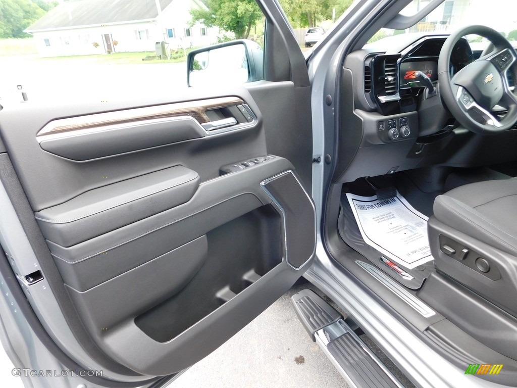 2024 Chevrolet Silverado 1500 LT Double Cab 4x4 Jet Black Door Panel Photo #146455696