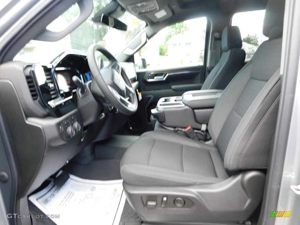 Jet Black Interior 2024 Chevrolet Silverado 1500 LT Double Cab 4x4 Photo #146455759