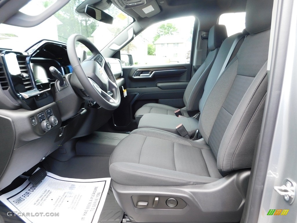 Jet Black Interior 2024 Chevrolet Silverado 1500 LT Double Cab 4x4 Photo #146455779