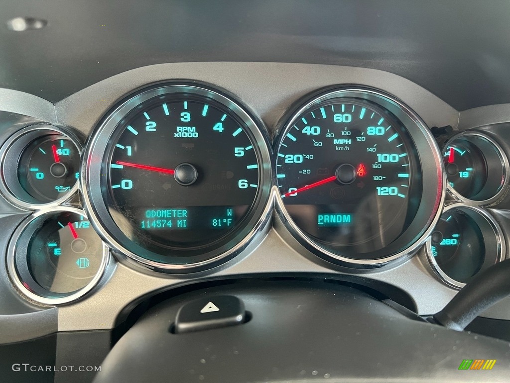 2013 Chevrolet Silverado 1500 LT Extended Cab Gauges Photo #146455901