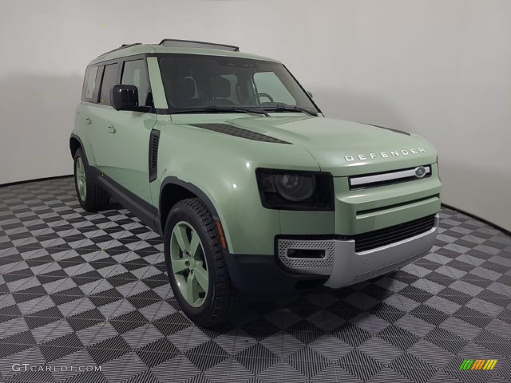 Grasmere Green 2023 Land Rover Defender 110 75th Limited Edition Exterior Photo #146455927