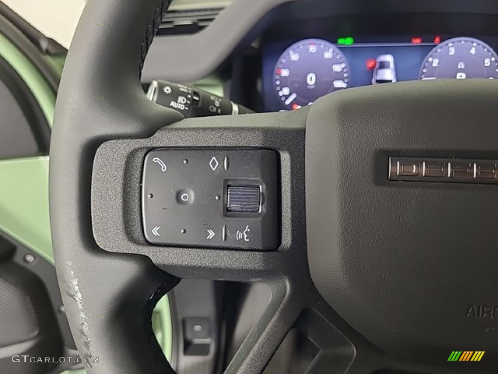 2023 Land Rover Defender 110 75th Limited Edition Ebony Steering Wheel Photo #146456024