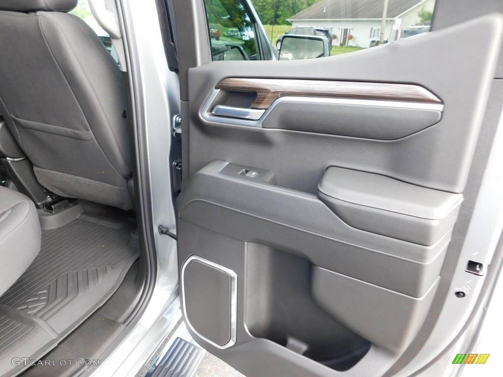 2024 Chevrolet Silverado 1500 LT Double Cab 4x4 Jet Black Door Panel Photo #146456212