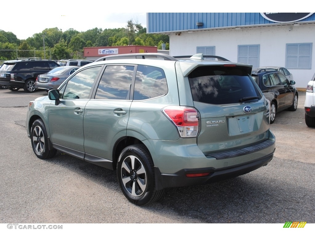 2017 Forester 2.5i Limited - Jasmine Green Metallic / Gray photo #4