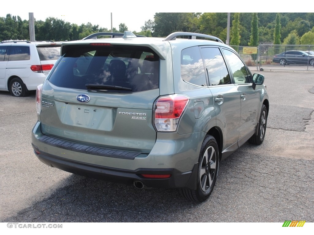 2017 Forester 2.5i Limited - Jasmine Green Metallic / Gray photo #6