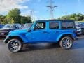 Hydro Blue Pearl 2024 Jeep Wrangler 4-Door Sport S 4xe Hybrid Exterior