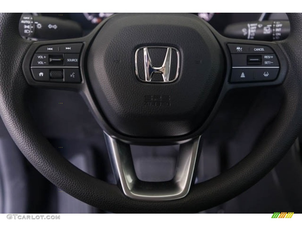 2024 Honda CR-V LX Black Steering Wheel Photo #146456867