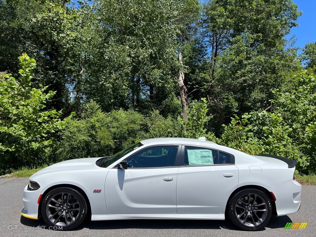 2023 Charger Scat Pack Plus - White Knuckle / Ruby Red/Black photo #1