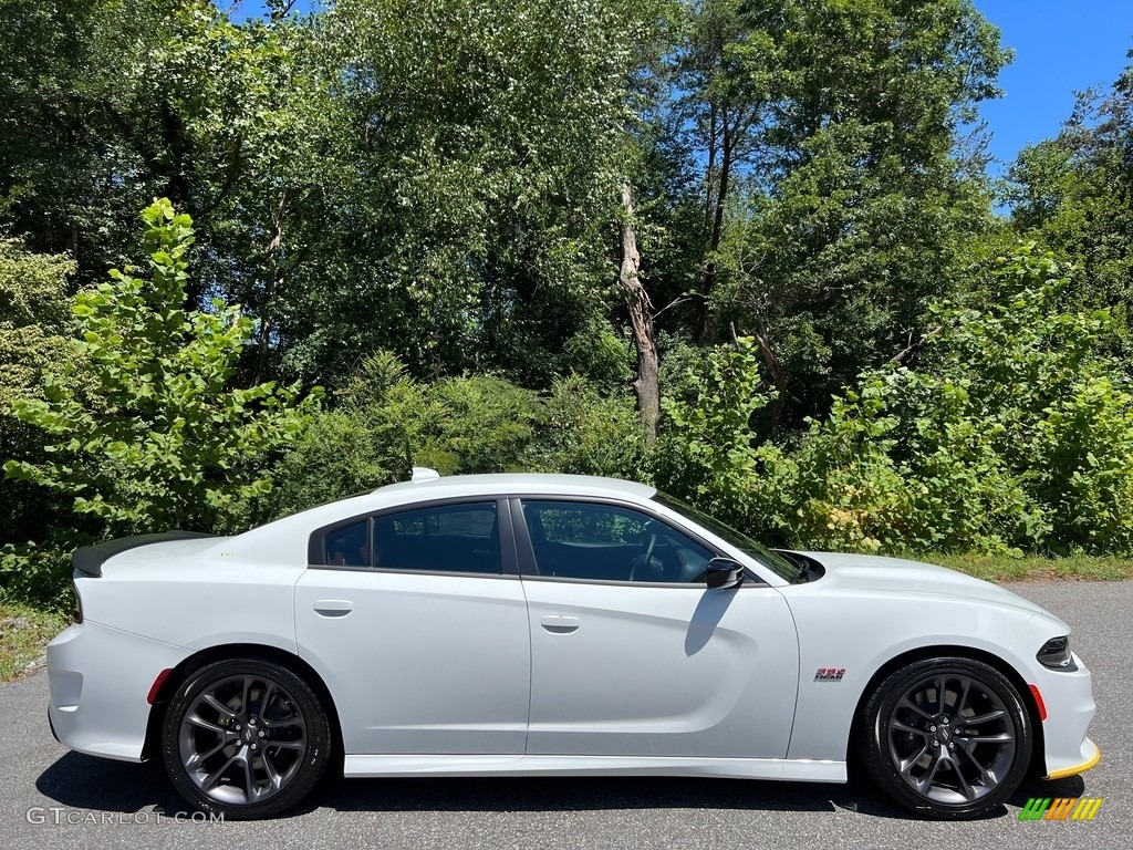 2023 Charger Scat Pack Plus - White Knuckle / Ruby Red/Black photo #5