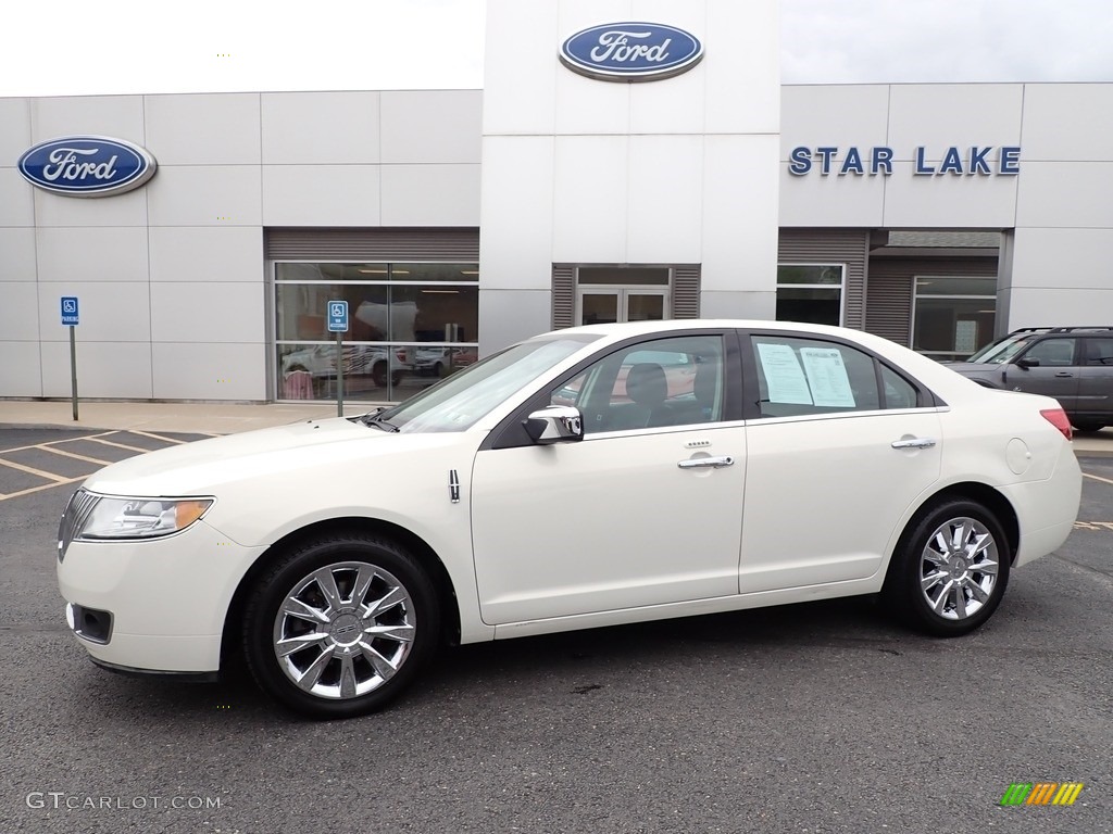 2012 MKZ FWD - White Platinum Metallic Tri-Coat / Dark Charcoal photo #1
