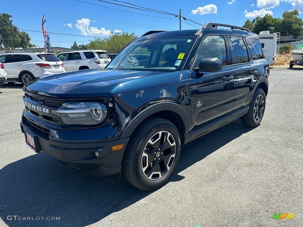 2022 Bronco Sport Outer Banks 4x4 - Alto Blue Metallic / Navy Pier photo #3