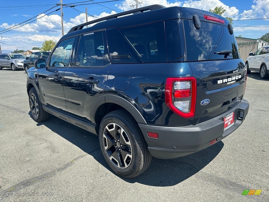 2022 Bronco Sport Outer Banks 4x4 - Alto Blue Metallic / Navy Pier photo #4