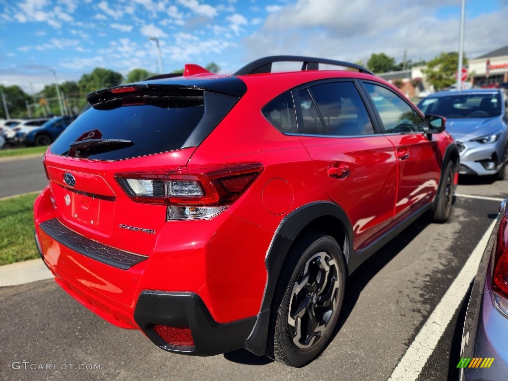 2021 Crosstrek Limited - Pure Red / Black photo #3