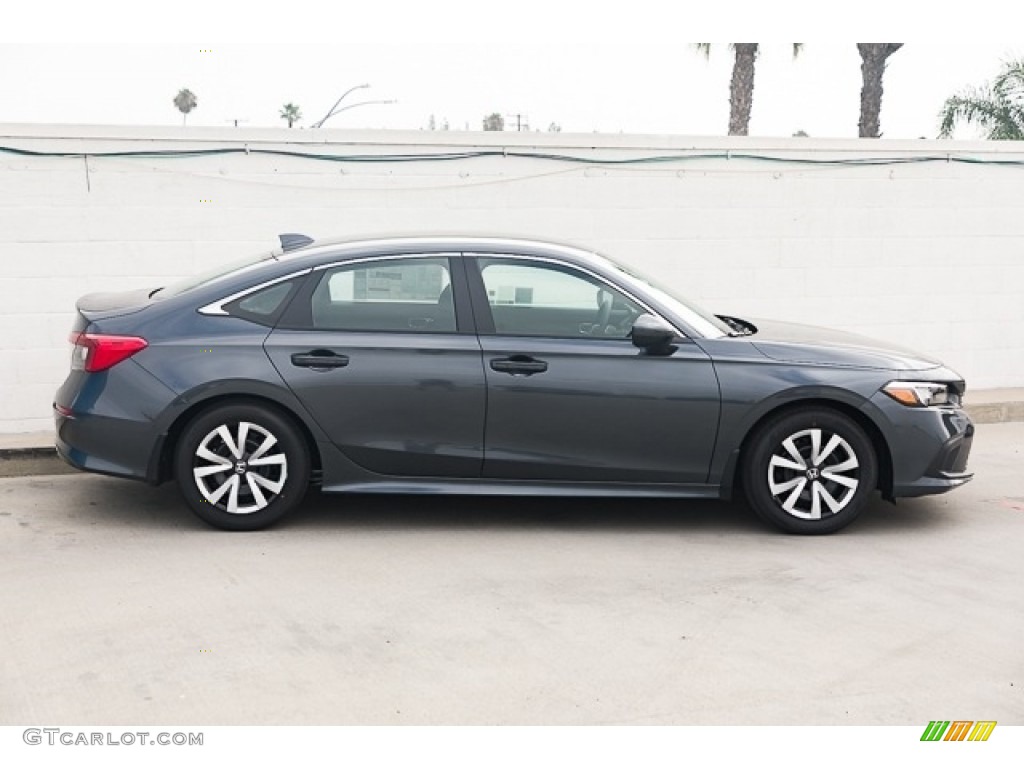 Meteorite Gray Metallic 2023 Honda Civic LX Exterior Photo #146457842