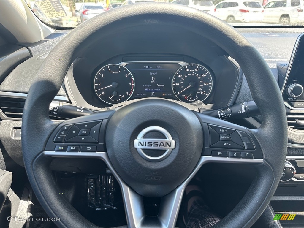 2022 Nissan Altima SV Charcoal Steering Wheel Photo #146457848