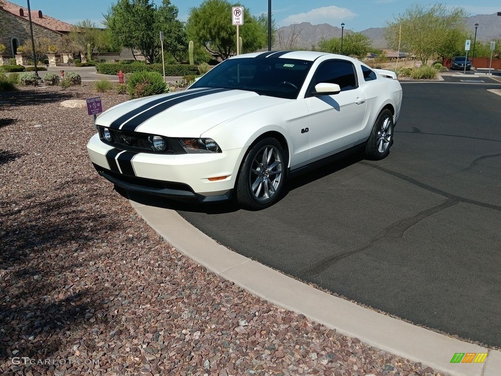 2012 Mustang GT Premium Coupe - Performance White / Charcoal Black photo #1