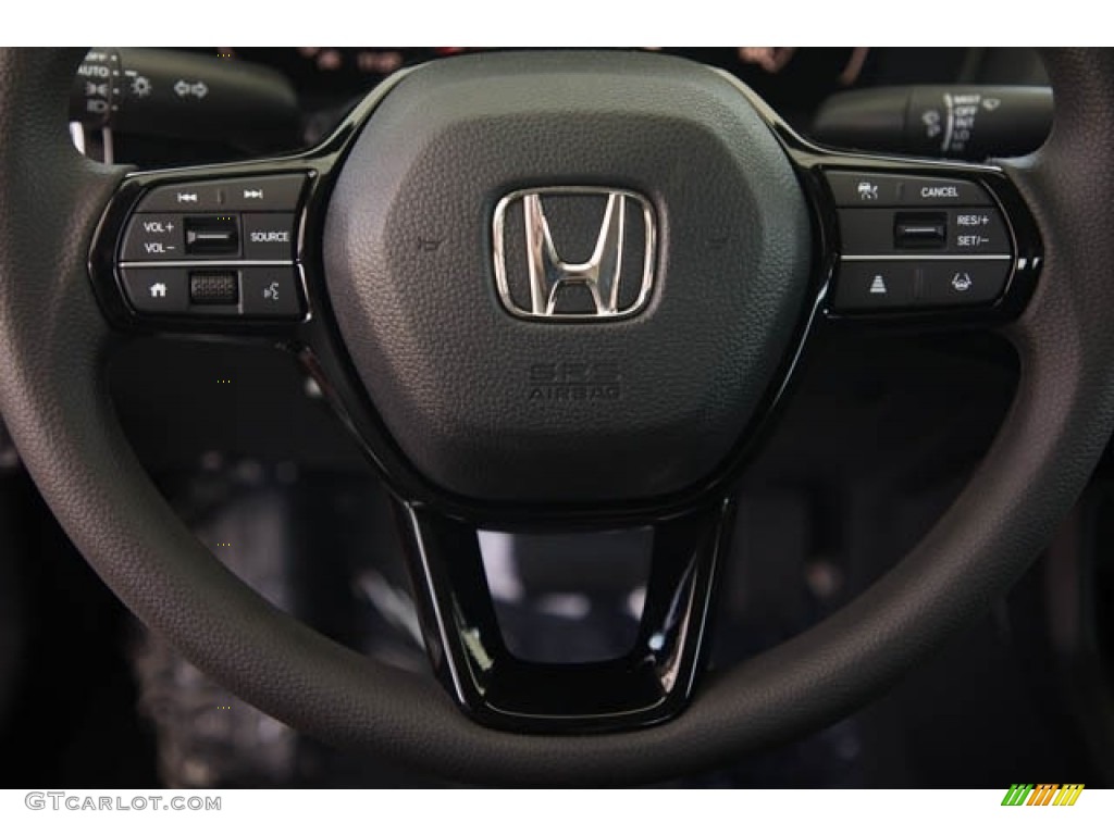 2023 Honda Civic LX Black Steering Wheel Photo #146457932