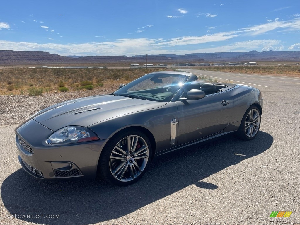 Shadow Gray 2009 Jaguar XK XKR Convertible Exterior Photo #146458046