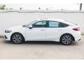 Platinum White Pearl 2023 Honda Civic EX-L Hatchback Exterior