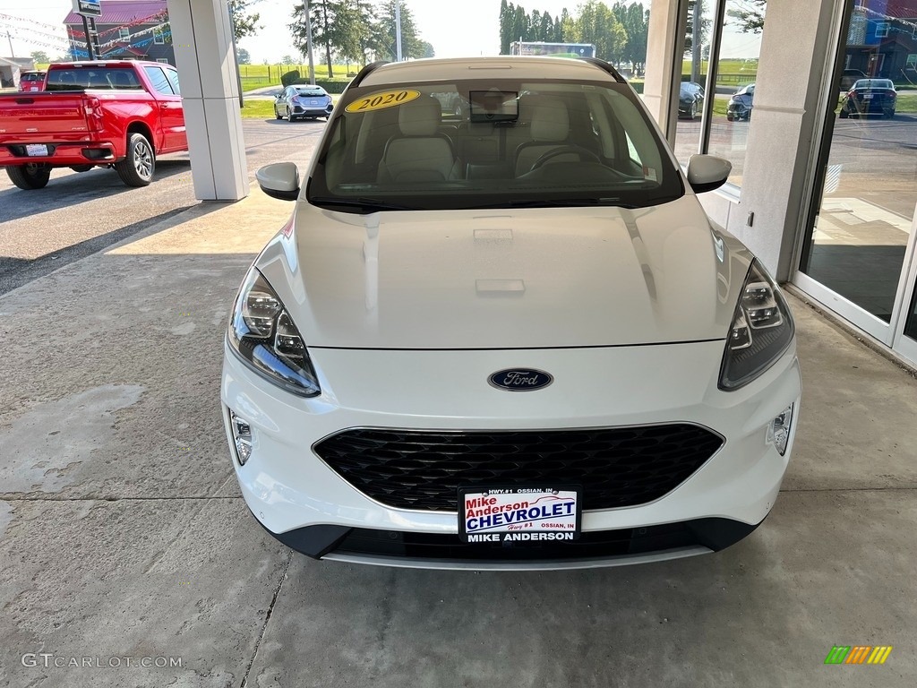 2020 Escape Titanium - Star White Metallic Tri-Coat / Sandstone photo #3
