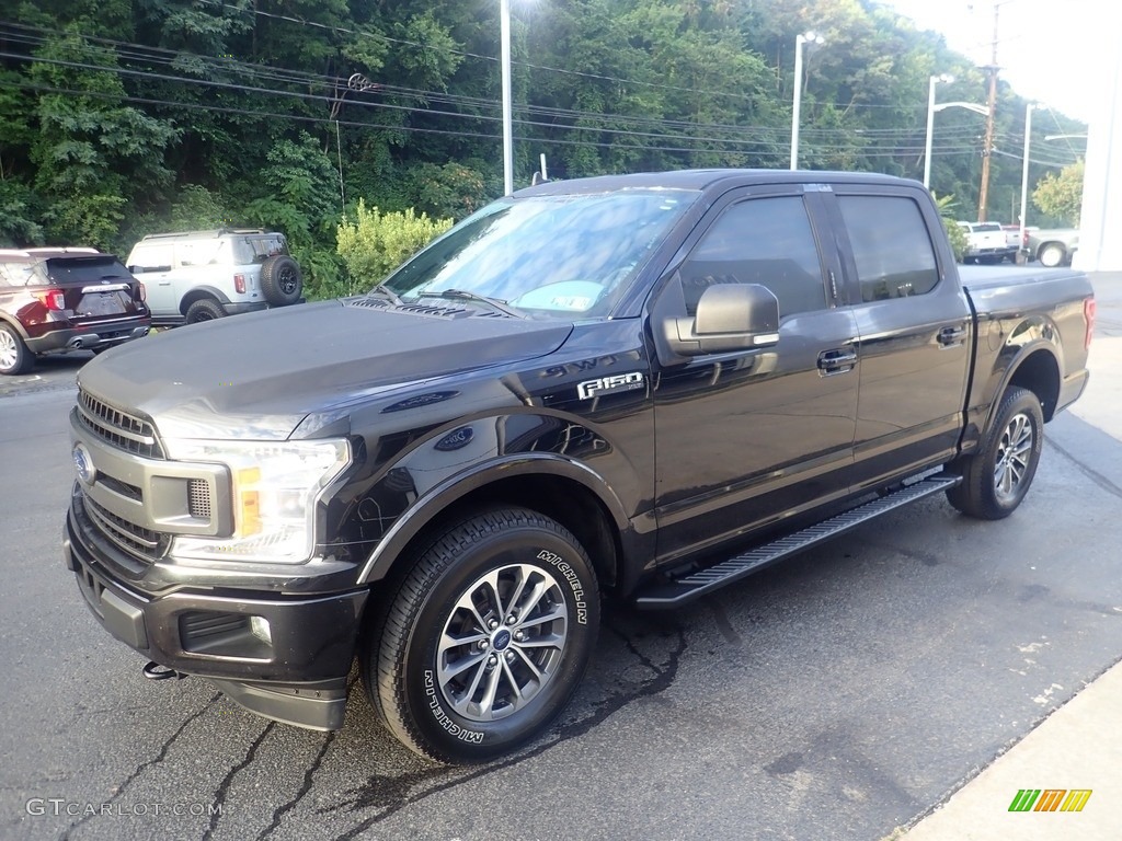 2019 F150 XLT SuperCrew 4x4 - Agate Black / Black photo #7