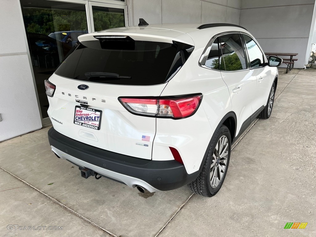 2020 Escape Titanium - Star White Metallic Tri-Coat / Sandstone photo #7