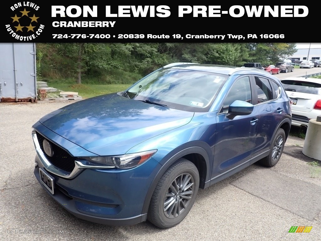 2019 CX-5 Touring - Eternal Blue Mica / Black photo #1
