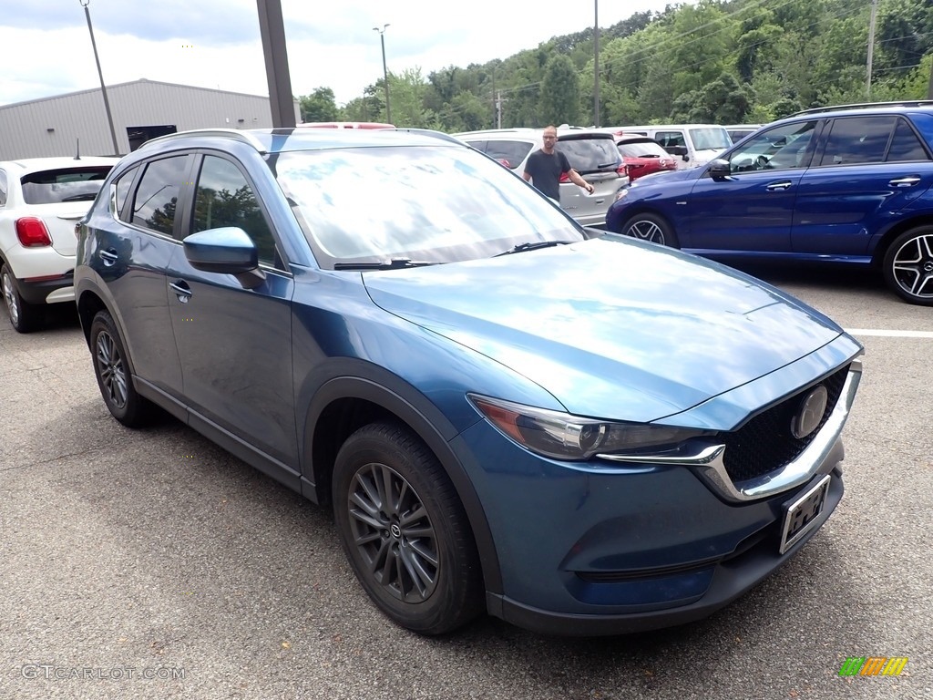 2019 CX-5 Touring - Eternal Blue Mica / Black photo #3