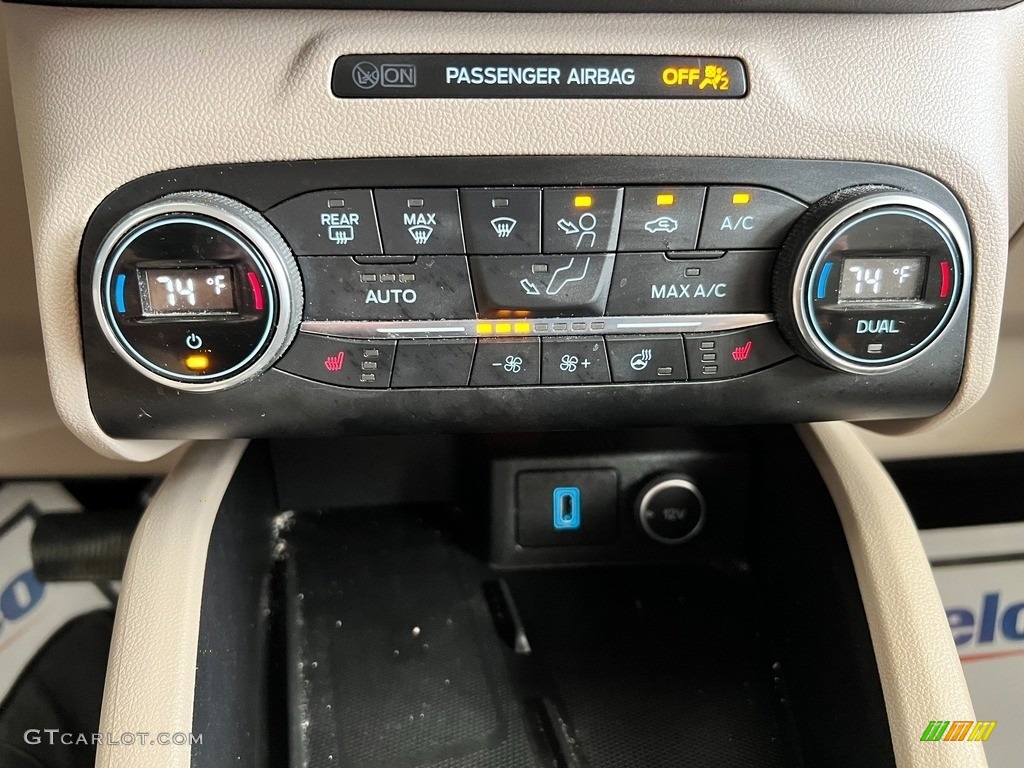 2020 Escape Titanium - Star White Metallic Tri-Coat / Sandstone photo #23