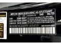 040: Black 2023 Mercedes-Benz C 300 Sedan Color Code