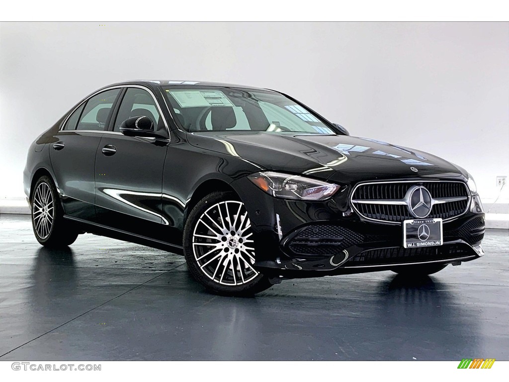 Black 2023 Mercedes-Benz C 300 Sedan Exterior Photo #146459387