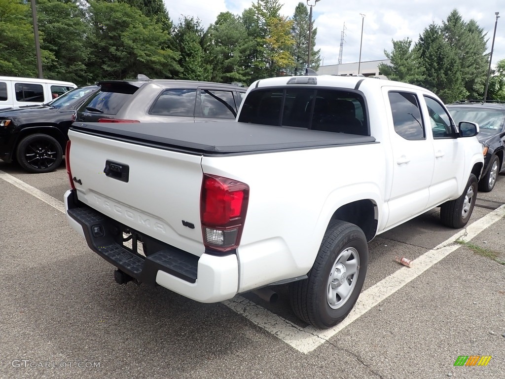 2022 Tacoma SR Double Cab 4x4 - Super White / Cement Gray photo #4