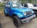 Hydro Blue Pearl - Wrangler 4-Door Sahara 4xe Hybrid Photo No. 4