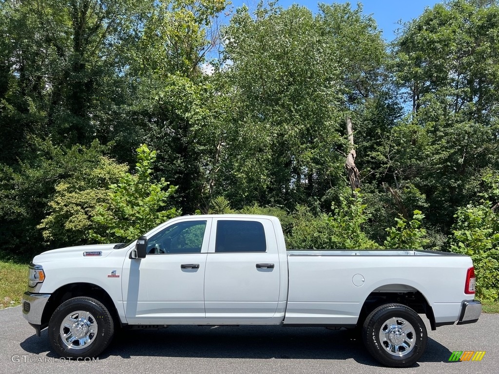 Bright White 2024 Ram 2500 Tradesman Crew Cab 4x4 Exterior Photo #146460179
