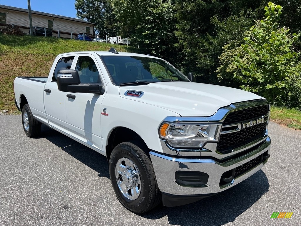 Bright White 2024 Ram 2500 Tradesman Crew Cab 4x4 Exterior Photo #146460245