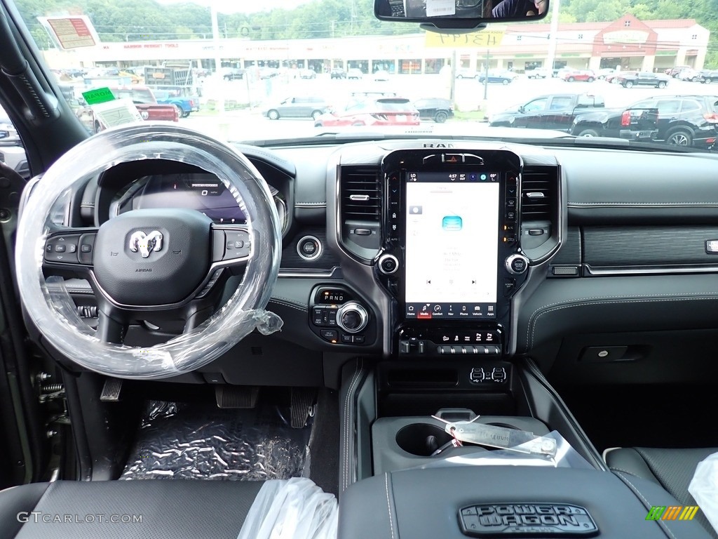 2023 Ram 2500 Power Wagon Crew Cab 4x4 Black Dashboard Photo #146460526