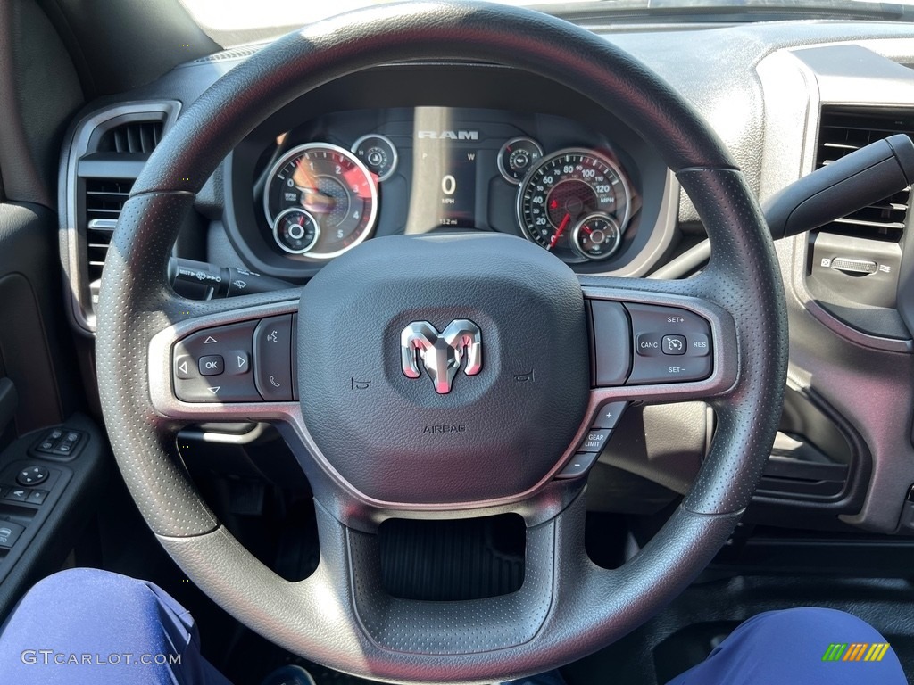2024 Ram 2500 Tradesman Crew Cab 4x4 Diesel Gray/Black Steering Wheel Photo #146460566