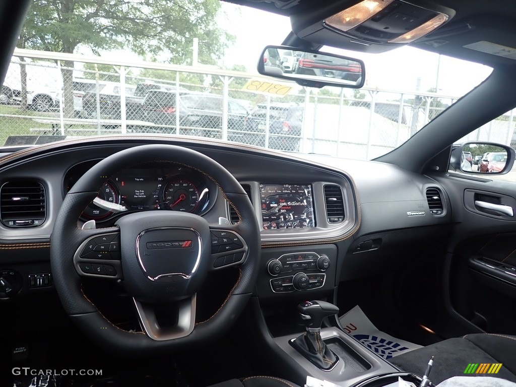 2023 Charger GT Hemi Orange Package - Triple Nickel / Black photo #13